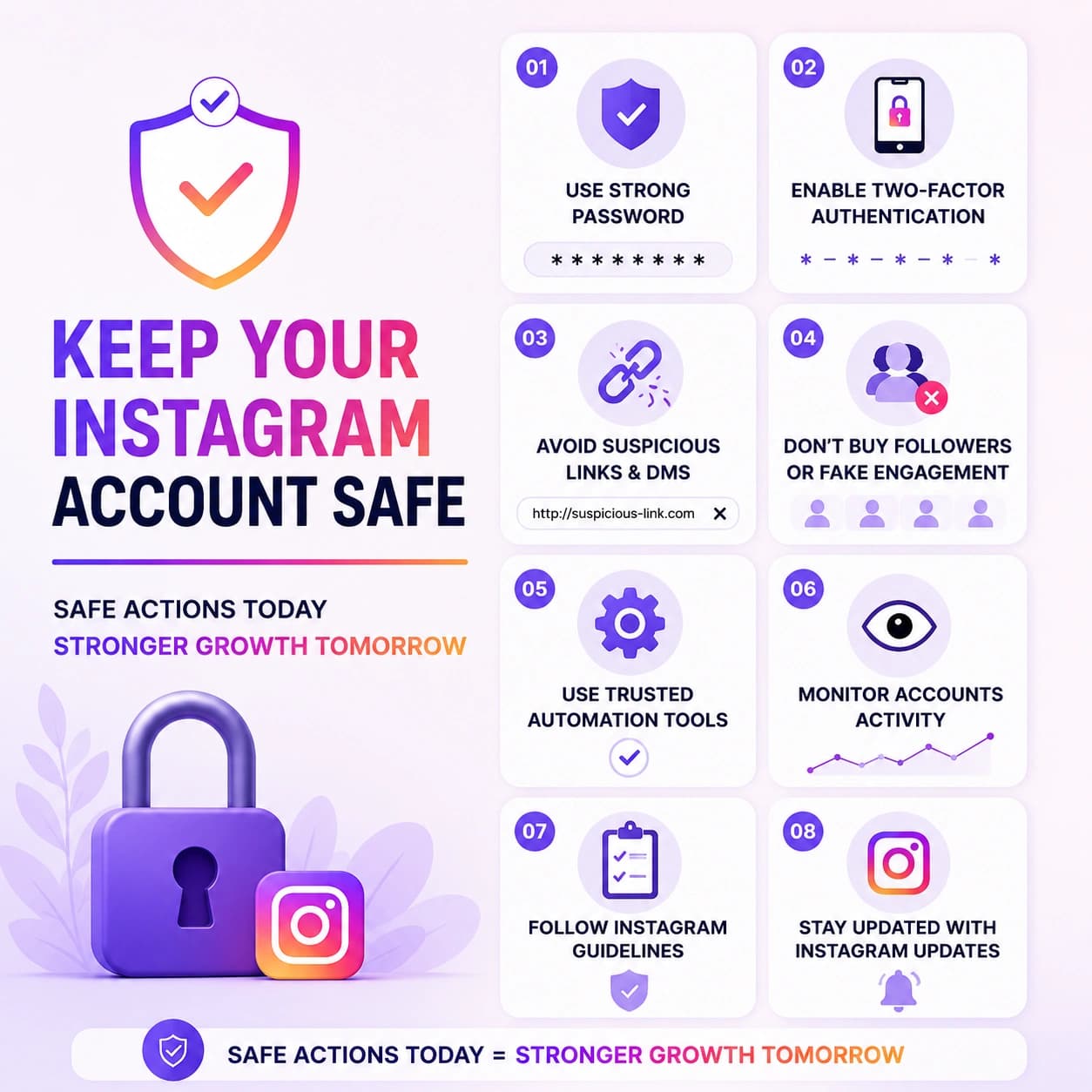 Instagram Safety in 2026: How to Protect Your Account While Growing Faster